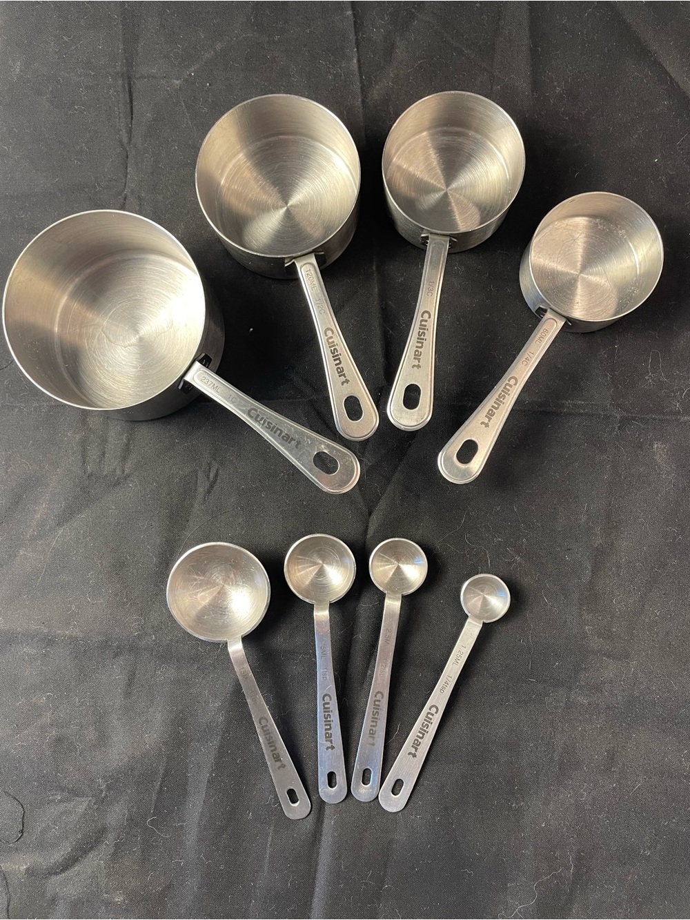 Cuisinart Stainless Steel Measuring Cups & Spoons Set - Silver